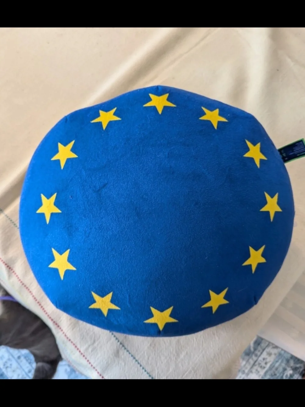 Drew Durnil Makeship European Union Blue Yellow EU Flag Plush 2024 NWT